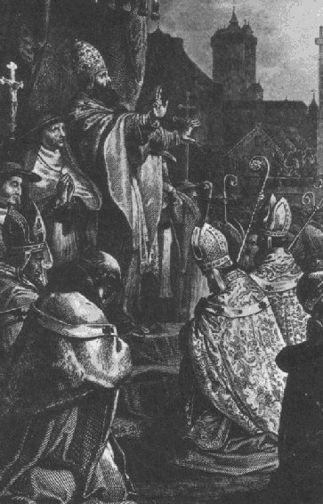 發起第一次十字軍教宗烏爾班二世(Pope Urban II)