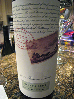 2001 Henry's Drive Reserve